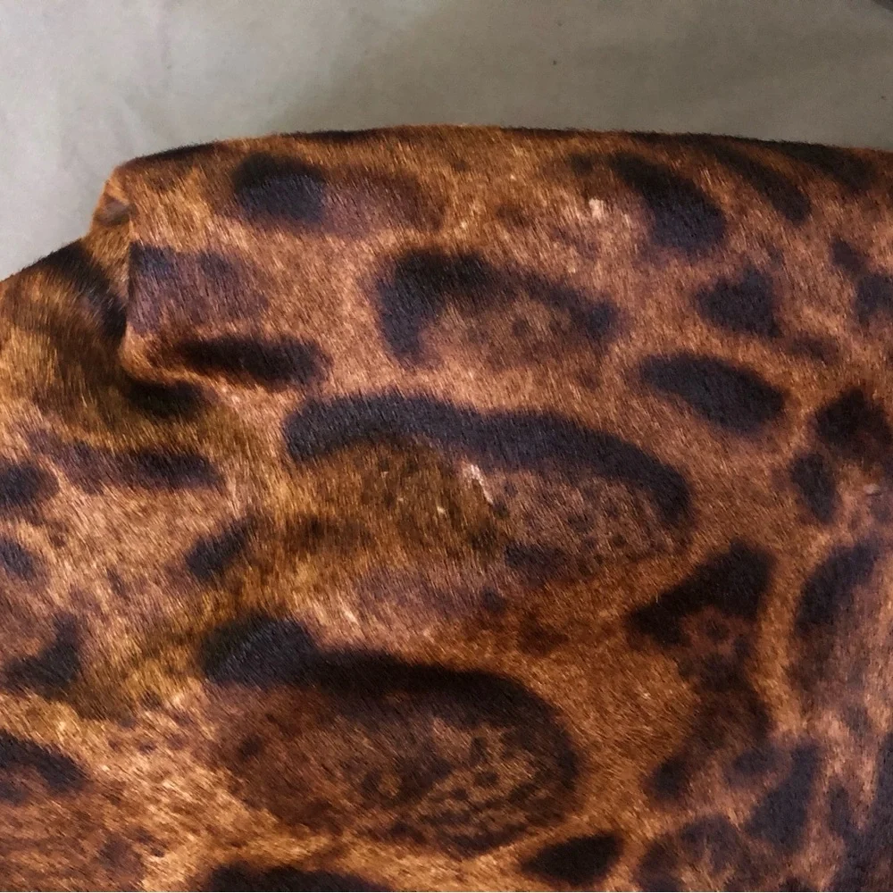 Rare Givenchy Nightingale Medium Leopard Print Calf Hair Ponyhair Handbag - Picture 11 of 15